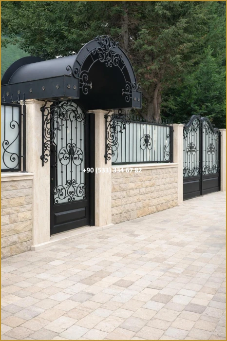 VİLLA KAPILARI-FERFORJE VİLLA KAPILAR-VİLLA GİRİŞ KAPILAR-BAHÇE KAPILARI-FERFORJE KAPILAR fiy9005