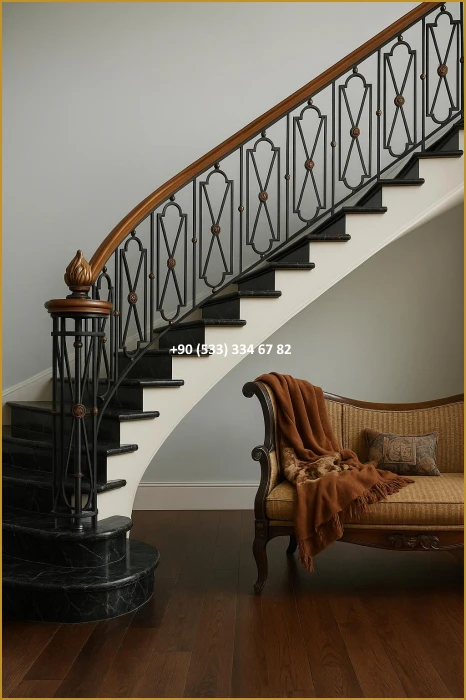 MERDİVEN KORKULUĞU/VİLLA MERDİVEN KORKULUĞU/İÇ MERDİVEN KORKULUKLARI fiy8394